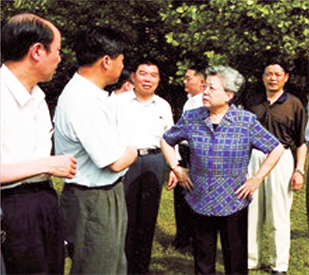原国务院副总理吴仪视察金虎集团